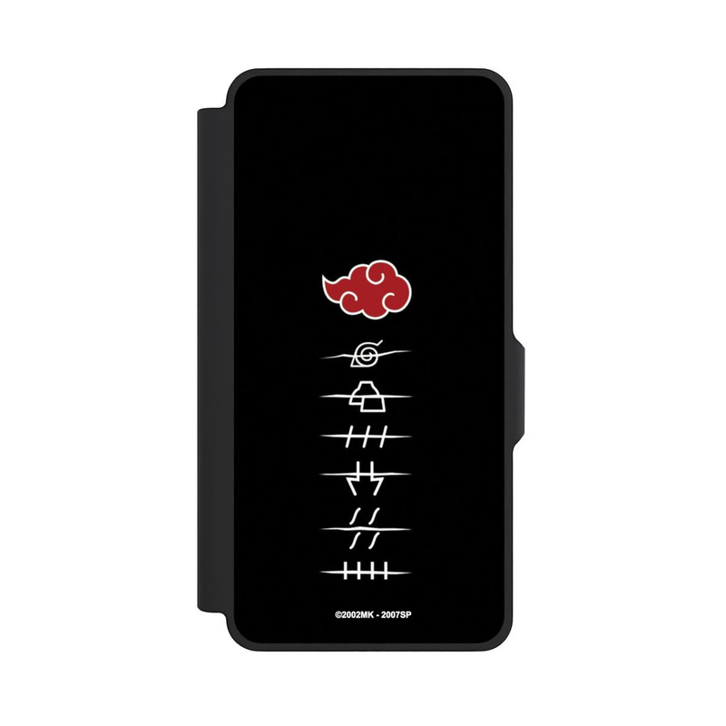 Galaxy S26+ NIVOflip Symboles des membres de l'Akatsuki noirs
