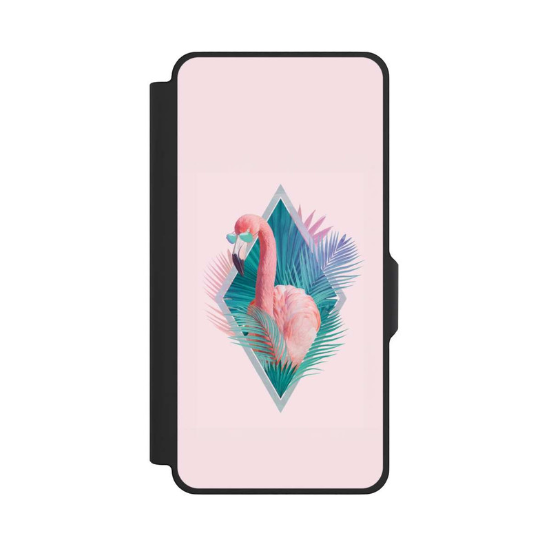 Galaxy S26+ NIVOflip Feuilles tropicales Flamant