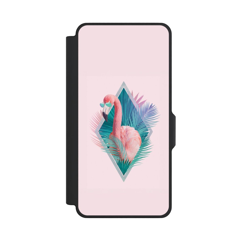 Galaxy S26+ NIVOflip Feuilles tropicales Flamant