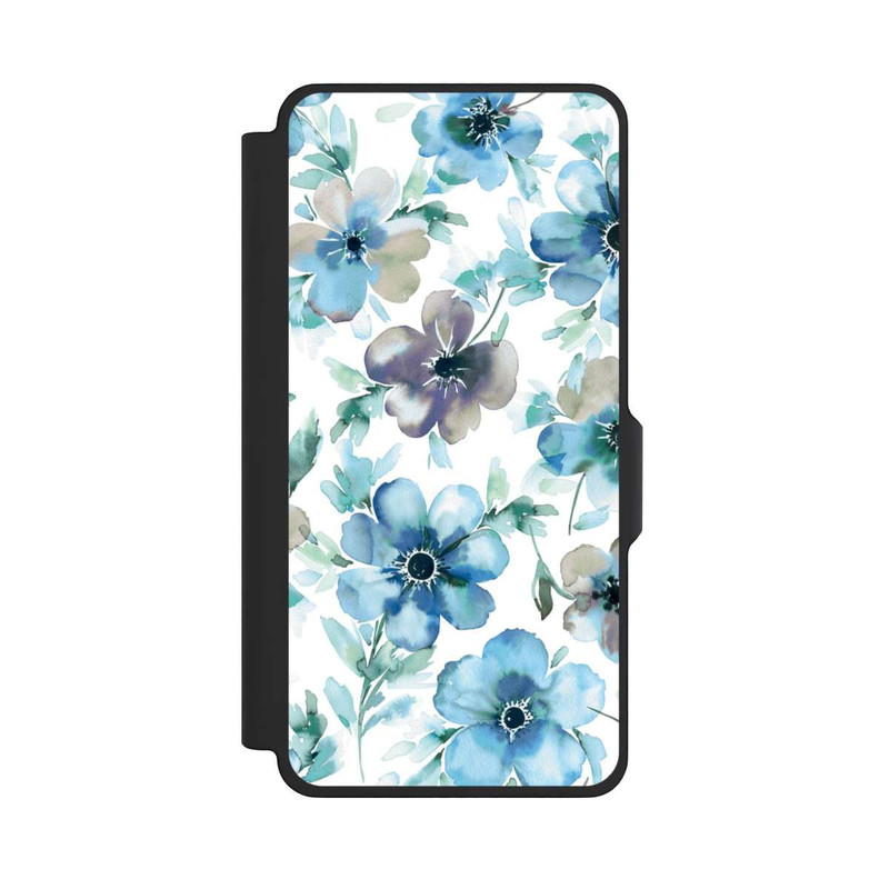 Galaxy S26+ NIVOflip Blaues Blumenmuster Trendy