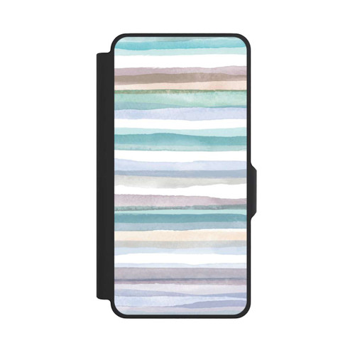 Samsung Galaxy S26+ NIVOflip Pastellfarbene Streifen Blau