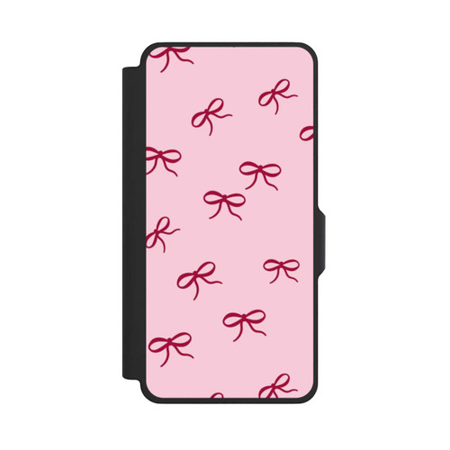 Samsung Galaxy S26+ NIVOflip Bows Red Pink Pattern