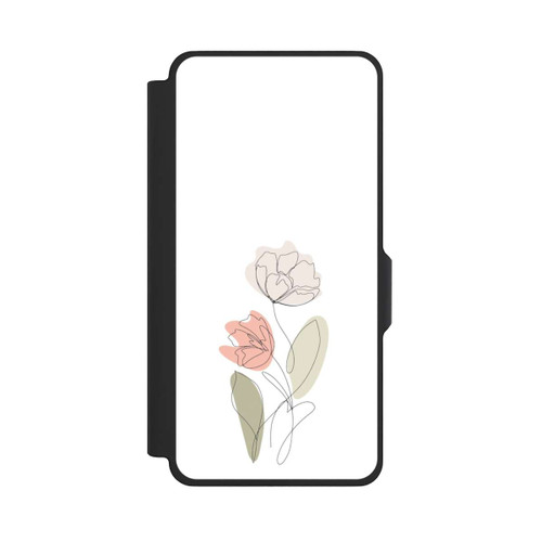Samsung Galaxy S26+ NIVOflip Blume Line Art Beige