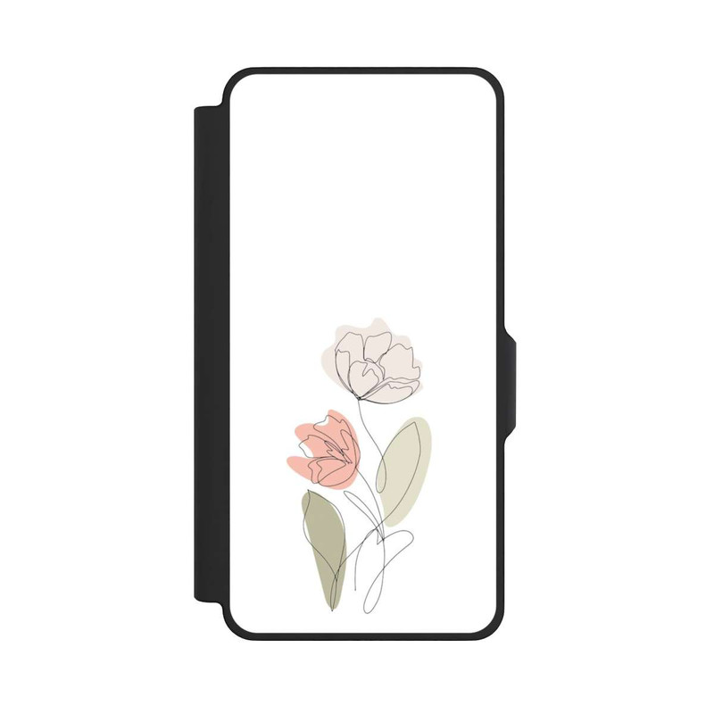 Galaxy S26+ NIVOflip Dessin Au Trait Fleur Vert