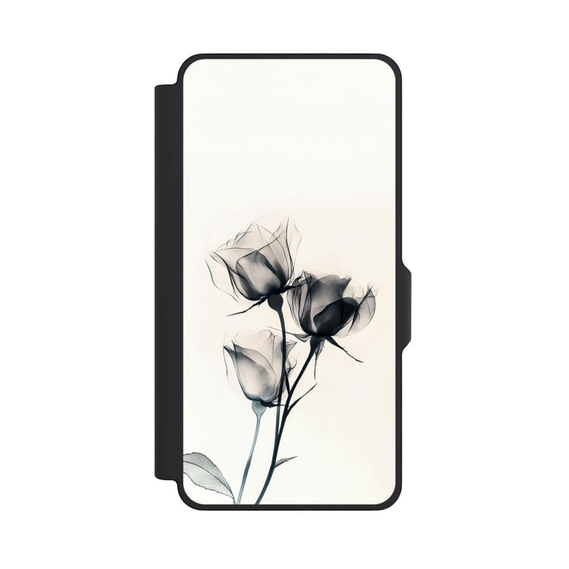 Galaxy S26+ NIVOflip Schwarze Blume