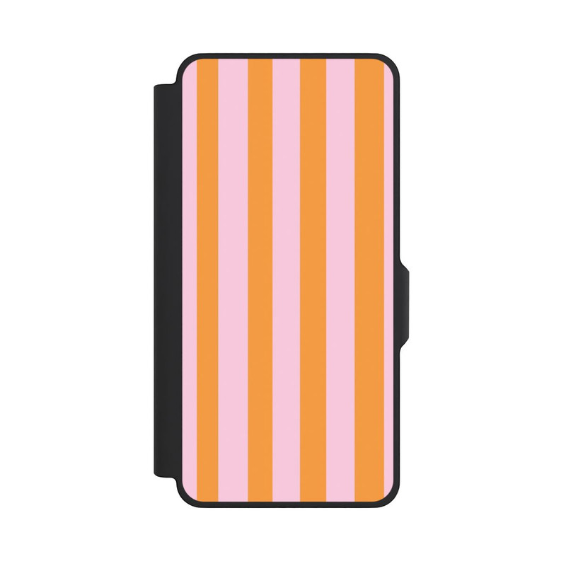 Galaxy S26+ NIVOflip Orange Rosa Streifen