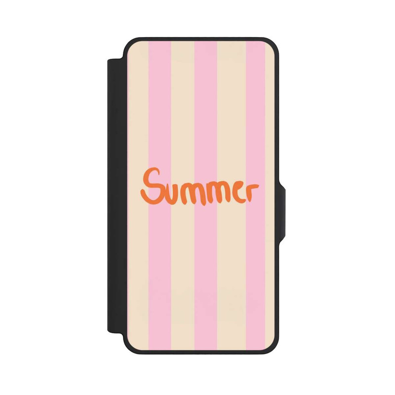Galaxy S26+ NIVOflip Summer Pink And Orange Stripes