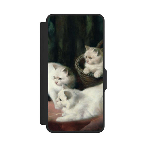 Samsung Galaxy S26+ NIVOflip Three White Angora Kittens