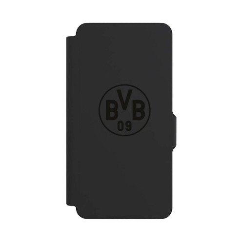 Samsung Galaxy S26+ NIVOflip BVB Logo Schwarz Transparent
