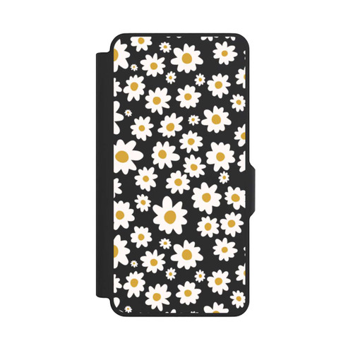 Samsung Galaxy S26+ NIVOflip Daisy Flower Seamless Pattern Transparent