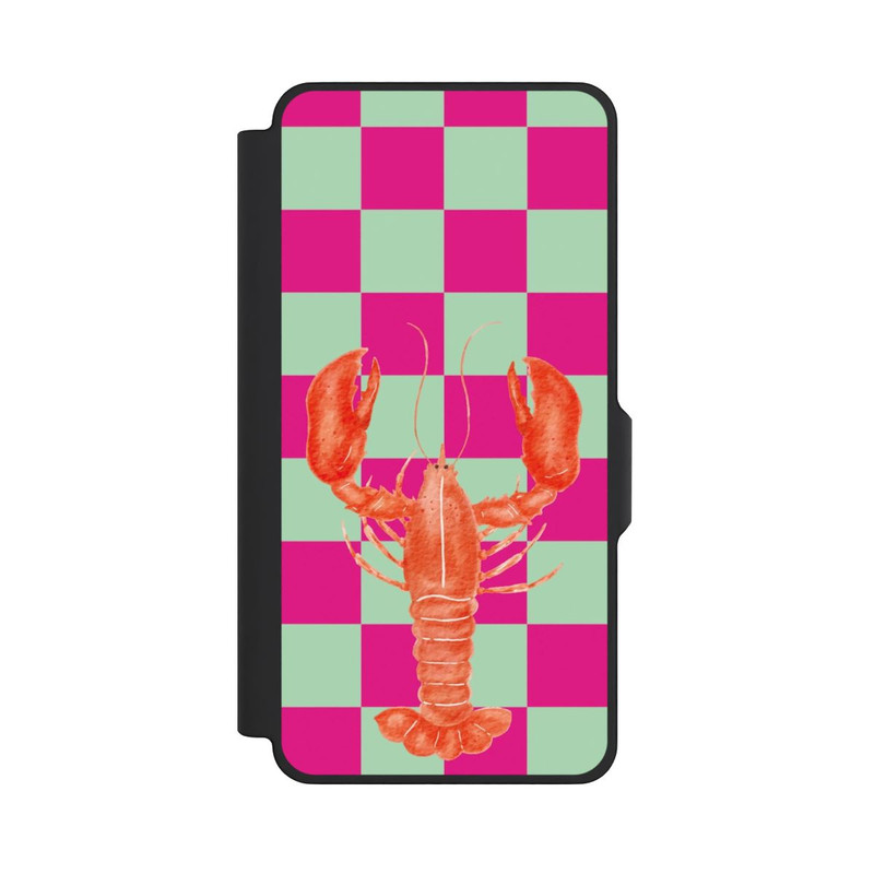 Galaxy S26+ NIVOflip Pink Checkers Lobster