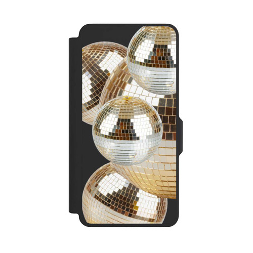 Samsung Galaxy S26+ NIVOflip Discokugel Gold Transparent mit KI