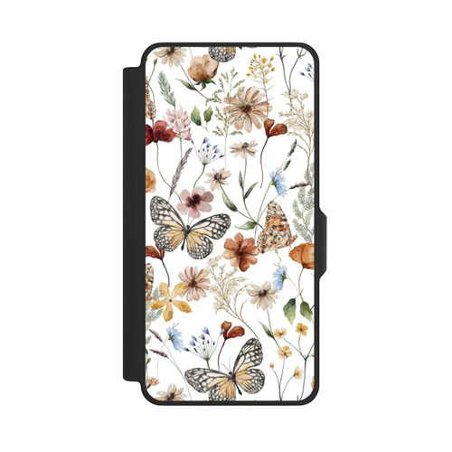 Samsung Galaxy S26+ NIVOflip Wildflowers and Butterflies Pattern