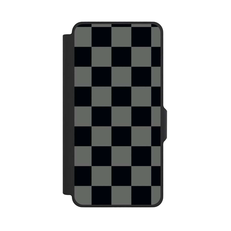 Galaxy S26+ NIVOflip Schachbrett Schwarz Grau