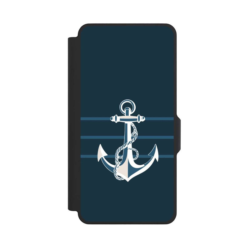 Galaxy S26+ NIVOflip Anchor Line Blue with AI