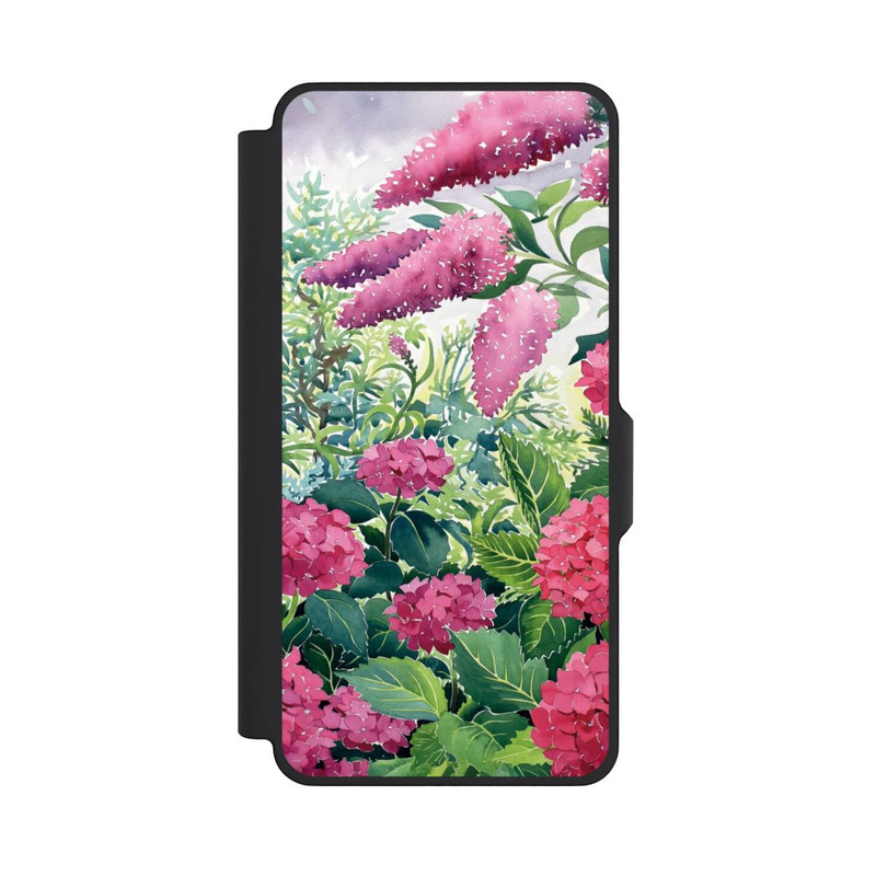 Galaxy S26+ NIVOflip Garden Hydrangeas and Buddleia by Christopher Ryland
