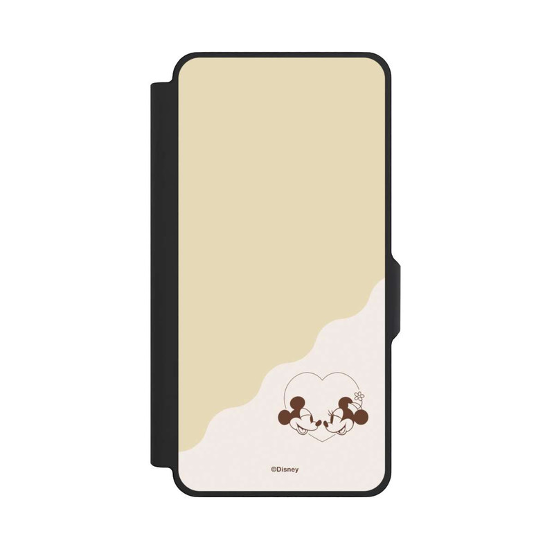 Galaxy S26+ NIVOflip Mickey and Minnie Love Heart Beige