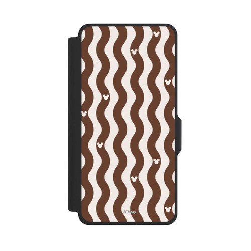 Samsung Galaxy S26+ NIVOflip Mickey Mouse Brown Pattern Waves