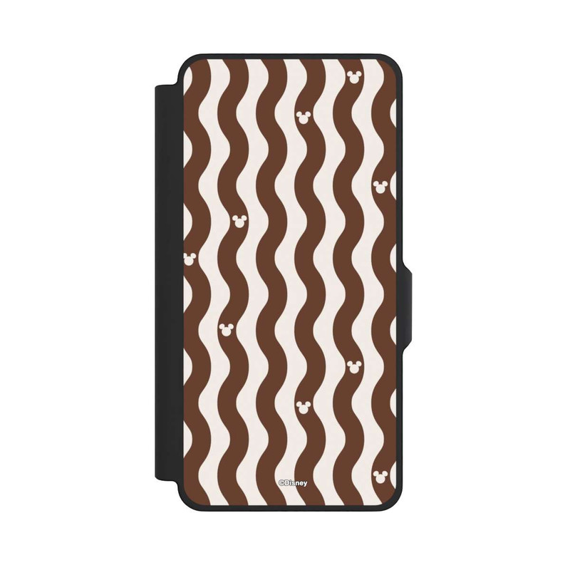 Galaxy S26+ NIVOflip Mickey Mouse Brown Pattern Waves