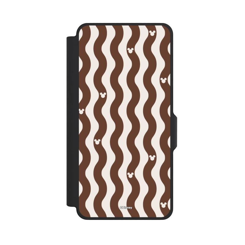 Galaxy S26+ NIVOflip Mickey Mouse Brown Pattern Waves