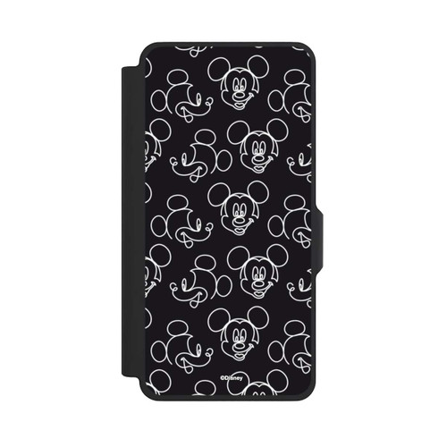 Samsung Galaxy S26+ NIVOflip Disney Mickey Faces Black Line Art Pattern