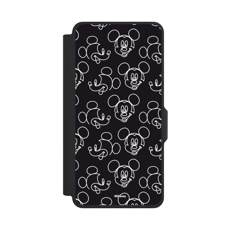 Galaxy S26+ NIVOflip Disney Mickey Muster Schwarz