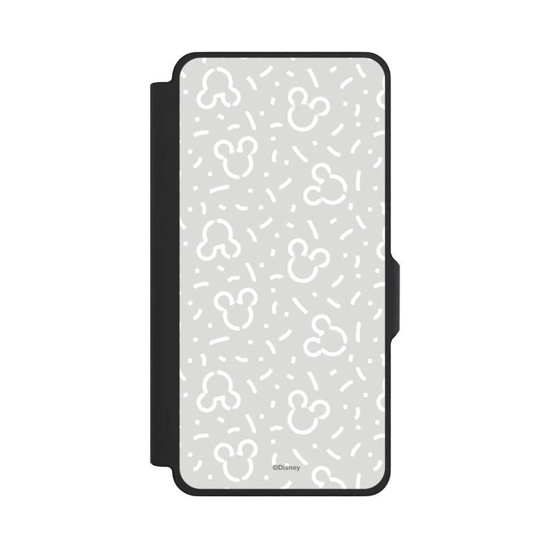 Galaxy S26+ NIVOflip Disney Mickey Icon Pattern Grey