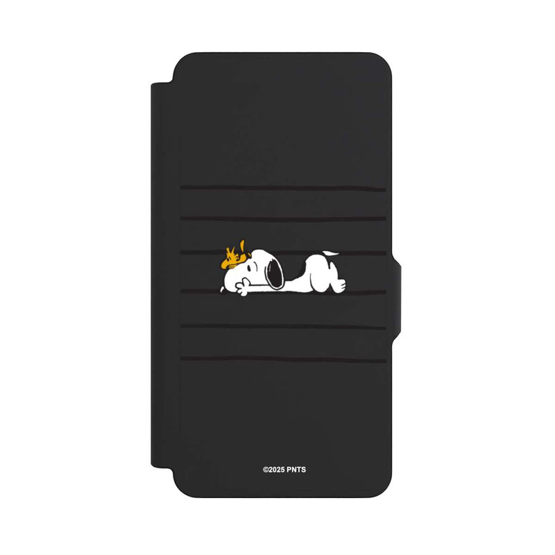 Galaxy S26+ NIVOflip Snoopy Woodstock Streifen Peanuts Transparent