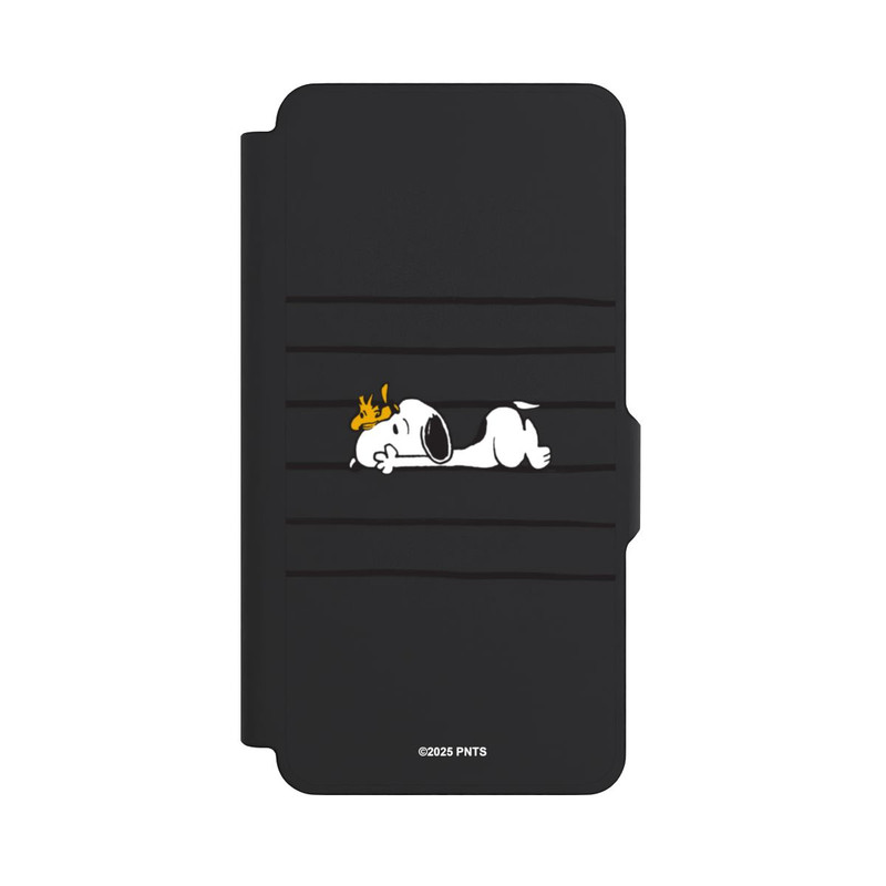 Galaxy S26+ NIVOflip Snoopy Woodstock Stripes Peanuts Transparent
