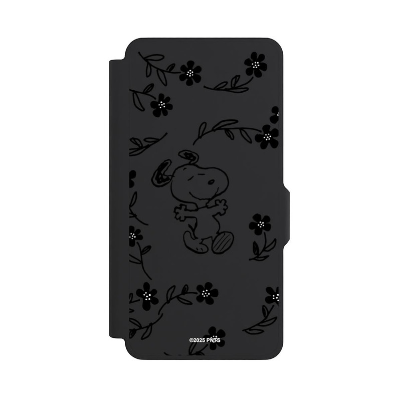 Galaxy S26+ NIVOflip Snoopy und Flowers Transparent