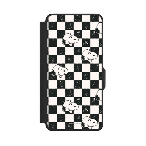 Samsung Galaxy S26+ NIVOflip Snoopy Heads Checked Pattern