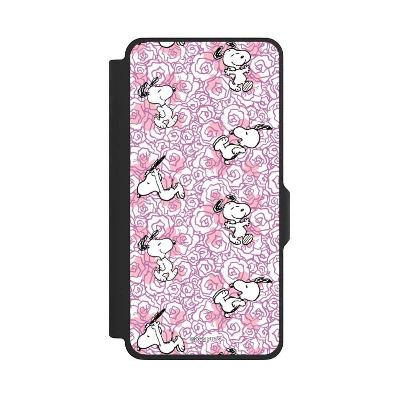 Galaxy S26+ NIVOflip Peanuts Pink Roses Pattern