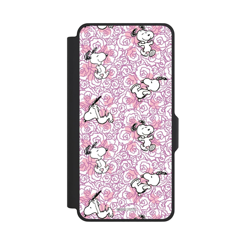 Galaxy S26+ NIVOflip Peanuts Pink Roses Pattern