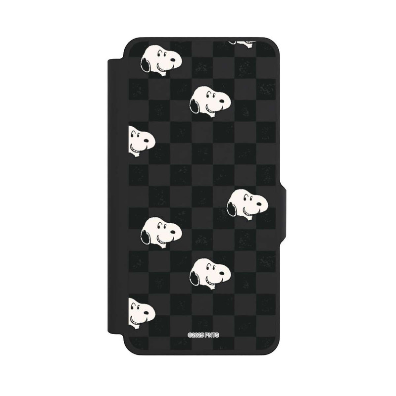Galaxy S26+ NIVOflip Snoopy Checked Pattern