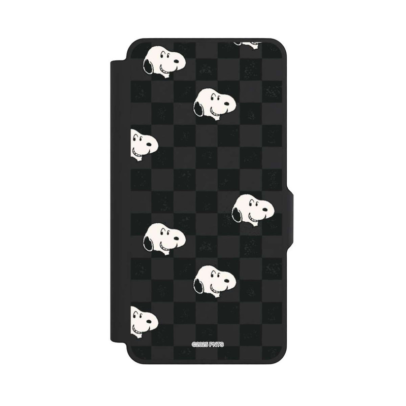 Galaxy S26+ NIVOflip Snoopy Checked Pattern