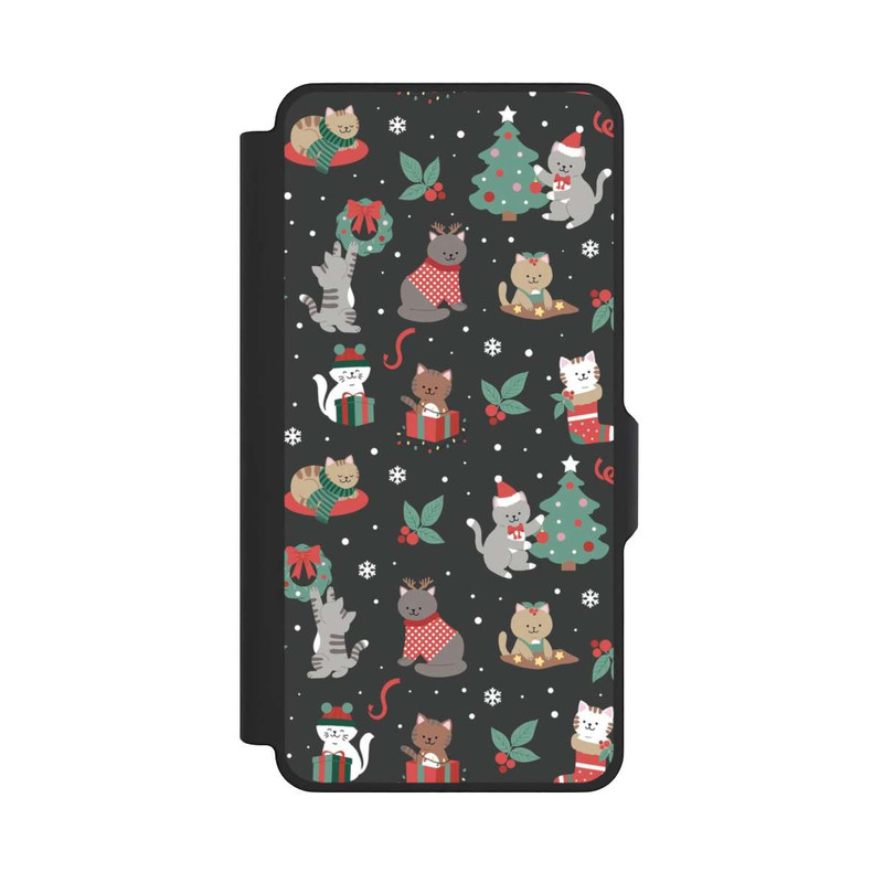 Galaxy S26+ NIVOflip Christmas Festive Cute Holiday Kittens