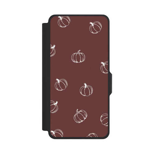 Samsung Galaxy S26+ NIVOflip Kürbiszeit Muster Braun