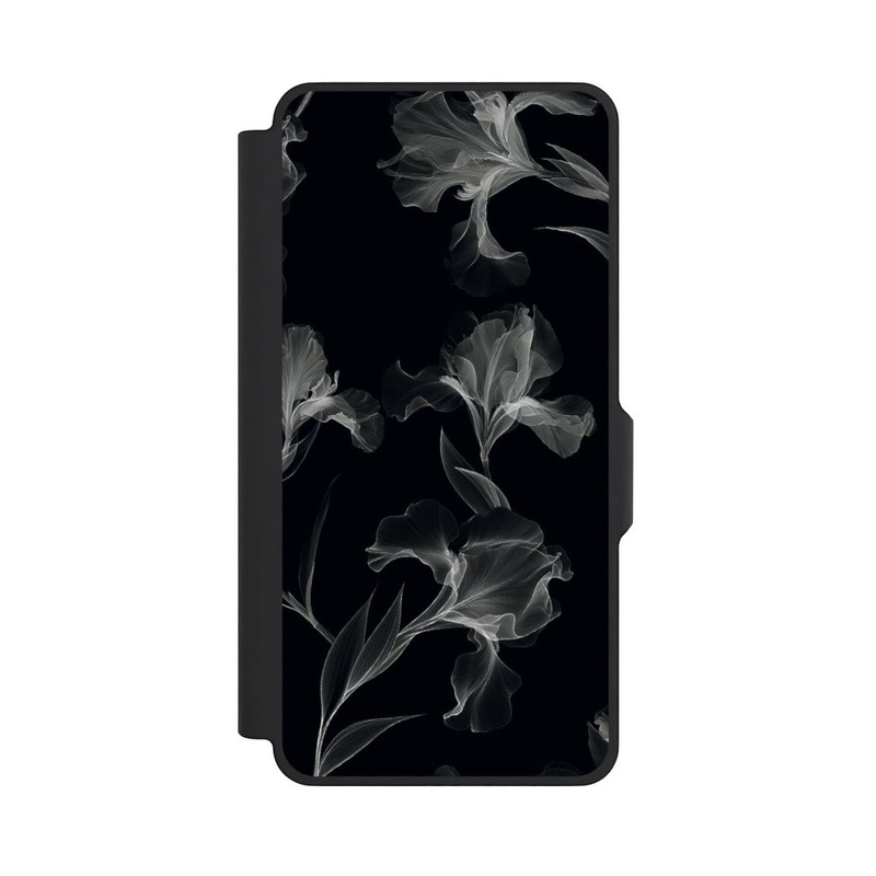 Galaxy S26+ NIVOflip Blumen Schwarz-Weiß Röntgenaufnahme