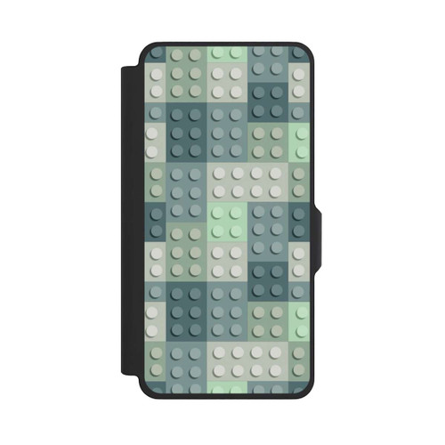 Samsung Galaxy S26+ NIVOflip Green Blocks Pattern