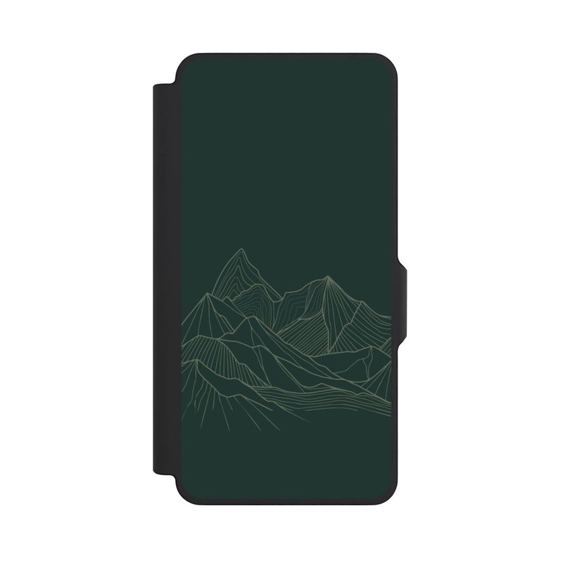 Galaxy S26+ NIVOflip Berg Line Art Grün