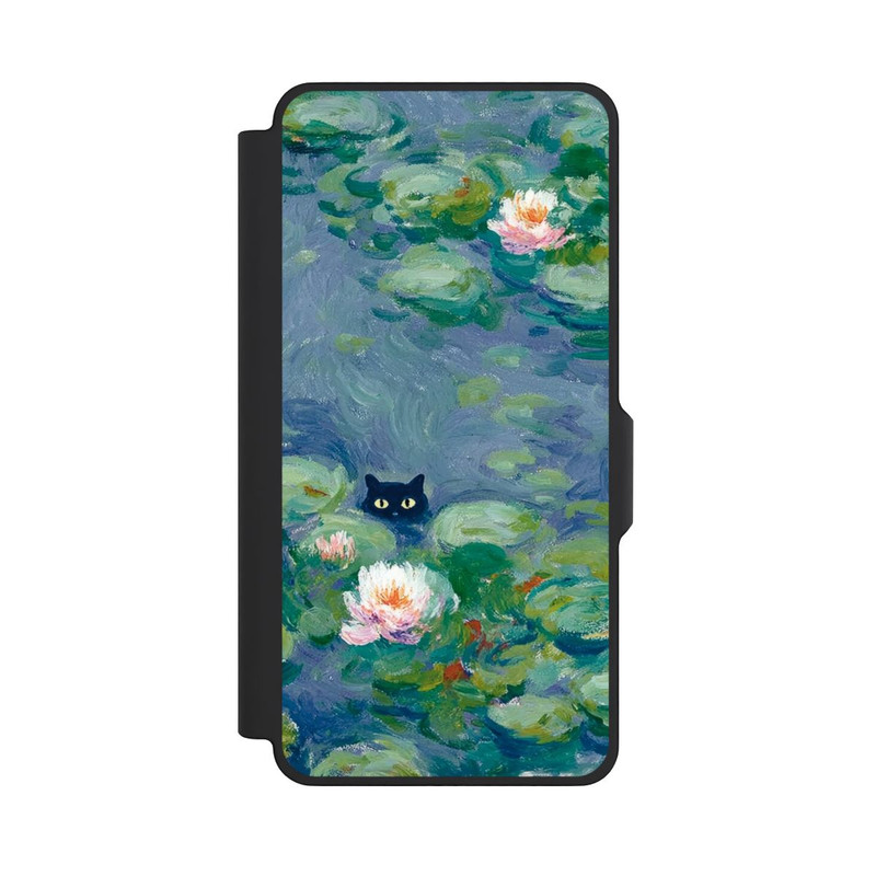 Galaxy S26+ NIVOflip Chat dans l'Étang Monet Peinture