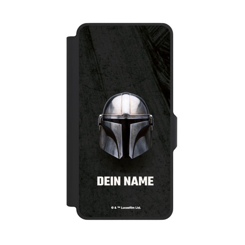 Samsung Galaxy S26+ NIVOflip Star Wars Mandalorian Black Helmet Personalisierbar