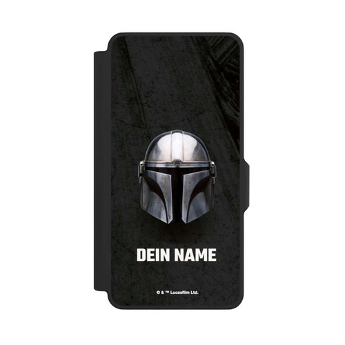Samsung Galaxy S26+ NIVOflip Star Wars Mandalorian Black Helmet personnalisable