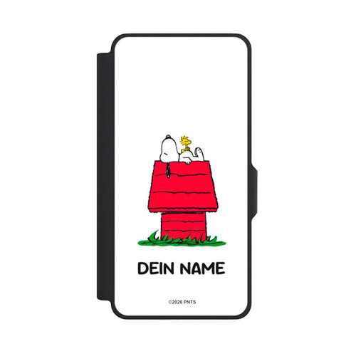 Samsung Galaxy S26+ NIVOflip Snoopy and Woodstock Classic Personalisierbar