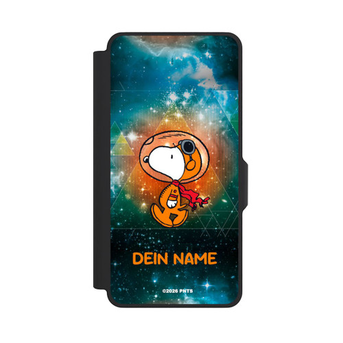 Samsung Galaxy S26+ NIVOflip Snoopy Weltraumreisender Personalisierbar