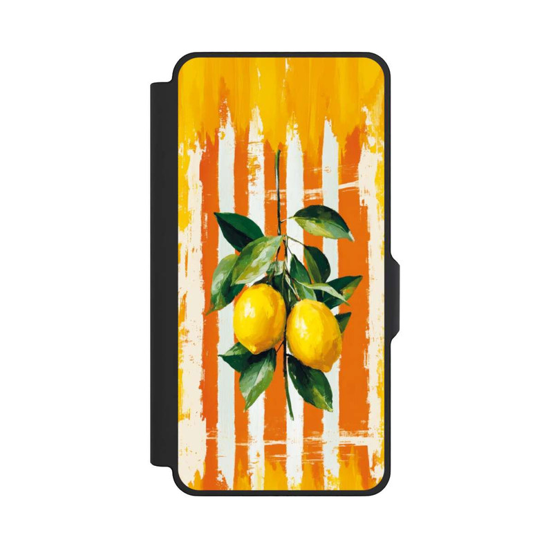 Galaxy S26+ NIVOflip Summer Lemons on Stripes with AI