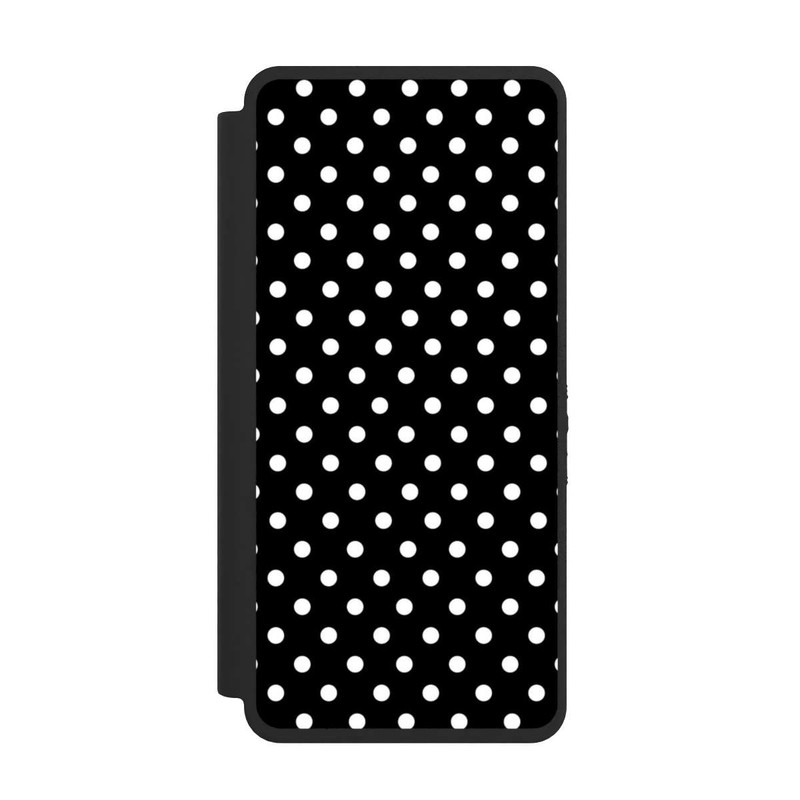 Galaxy S26 Ultra NIVOflip Polka Dots Schwarz und Weiß