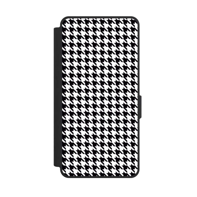Galaxy S26 Ultra NIVOflip Houndstooth black-white