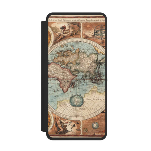Samsung Galaxy S26 Ultra NIVOflip Vintage Weltkarte