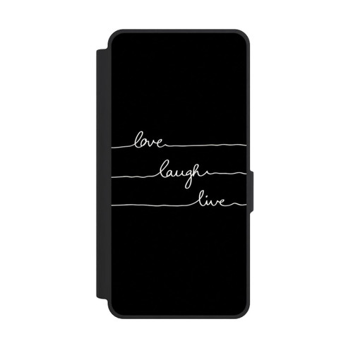 Samsung Galaxy S26 Ultra NIVOflip Love Laugh Live weiß/schwarz